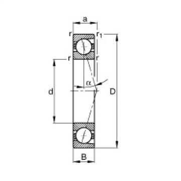 FAG Spindellager - B7006-C-T-P4S