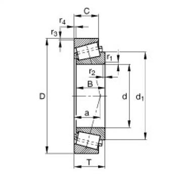 FAG Kegelrollenlager - 33006-XL