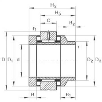 Complex Bearings ZARN2572-L-TV INA