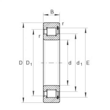 cylindrical bearing nomenclature SL183038 INA