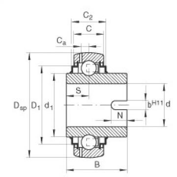 Bantalan GLE25-KRR-B INA