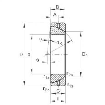 FAG Angular contact spherical plain bearings - GE140-SX