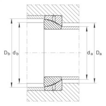 FAG Angular contact spherical plain bearings - GE140-SX