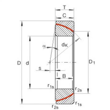 FAG Angular contact spherical plain bearings - GE150-SW