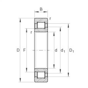 cylindrical bearing nomenclature SL192306 INA