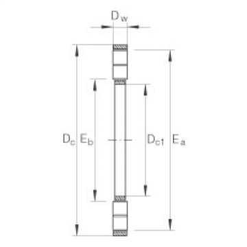 FAG Axial cylindrical roller and cage assembly - K89428-M