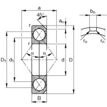 FAG أربعة محامل الاتصال نقطة - QJ1030-N2-MPA