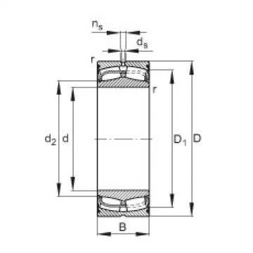 FAG Sealed spherical roller bearings - 24028-BE-XL-2VSR