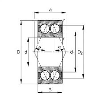 roulements 3001-B-2Z-TVH FAG