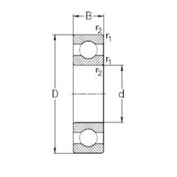 roulements 619/6 NKE