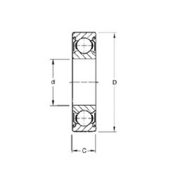 Rodamiento W6204-ZZ CYSD