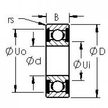 المحامل 634H-2RS AST