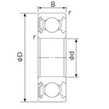 roulements 6003NKE NACHI