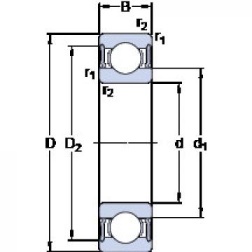 Rolamentos W 63805-2RS1 SKF