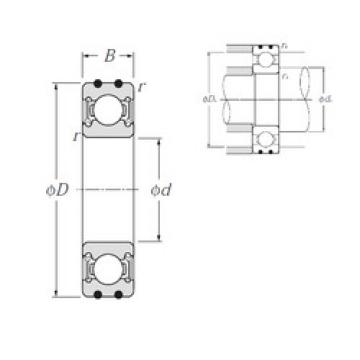 roulements AC-6307LLU NTN