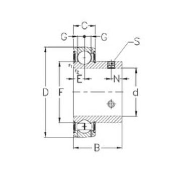 Подшипник GAY45-NPPB NKE