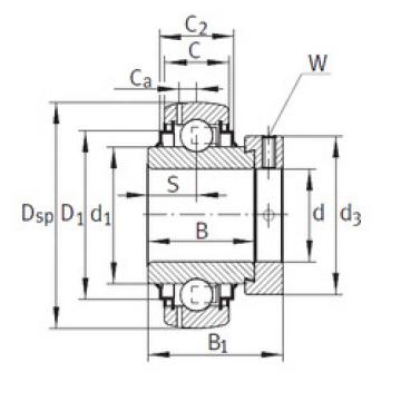 ตลับลูกปืน GE50-KRR-B-FA164 INA