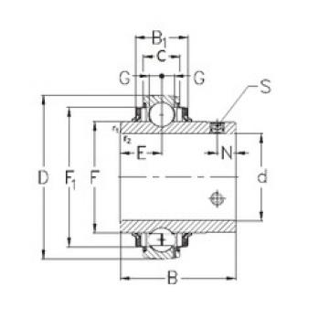 підшипник GYE30-KRRB NKE