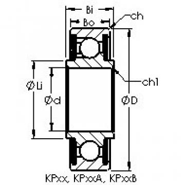 підшипник KP20A AST