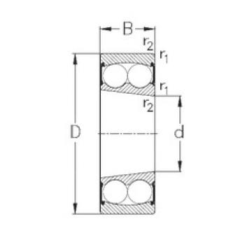 roulements 2206-K-2RS NKE