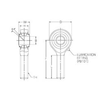 Bearing PBR5EFN NMB