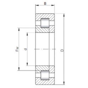 المحامل NUP232 ISO