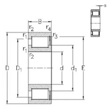 Bantalan NCF18/750-V NKE