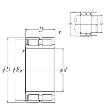 Подшипник NNCF5036V NSK