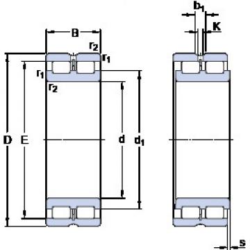 ตลับลูกปืน NNCL 4832 CV SKF