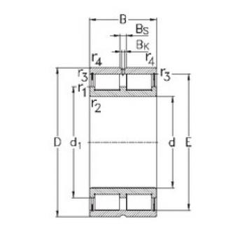 Подшипник NNCL4834-V NKE