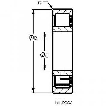 підшипник NU338 EM AST