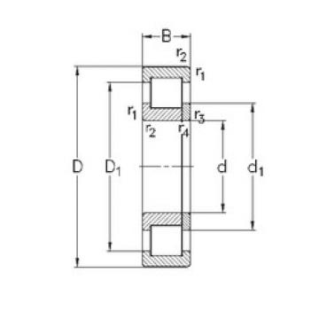 Подшипник NUP2318-E-MPA NKE