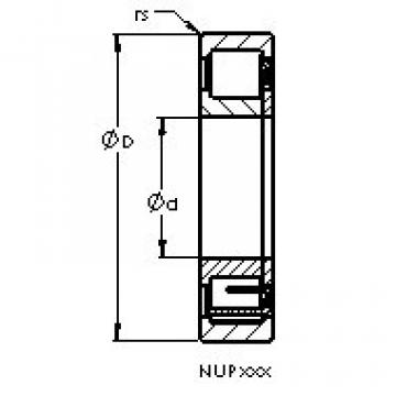 Подшипник NUP2317 EM AST