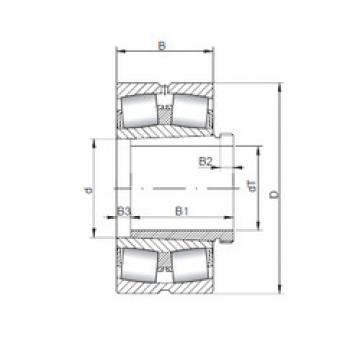 roulements 23076 KCW33+AH3076 CX