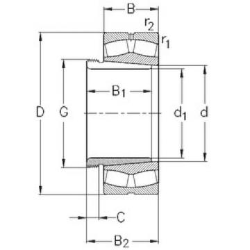 Spherical Roller Bearings 239/530-K-MB-W33+AH39/530 NKE