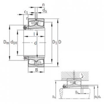 Spherical Roller Bearings 239/600-B-K-MB+H39/600 FAG