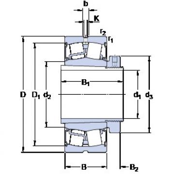 Bantalan BS2-2226-2CS5K/VT143 + H 2326 L SKF