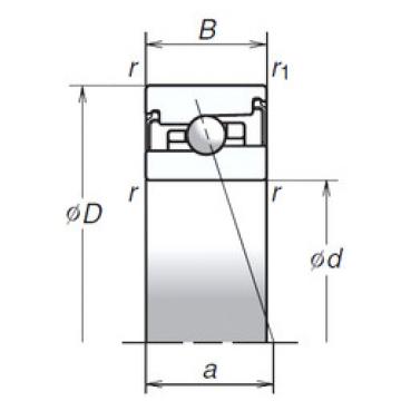 Bantalan 70BER20XV1V NSK