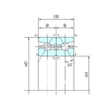 Bantalan 70TAH10DB NACHI