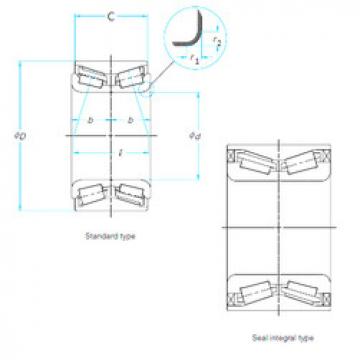 Bantalan TU0902-2/L260 NTN