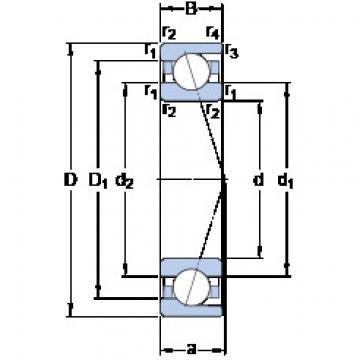 ตลับลูกปืน 707 ACD/P4A SKF