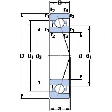 Подшипник 707 CE/P4A SKF