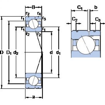 roulements 7013 ACD/P4AL SKF