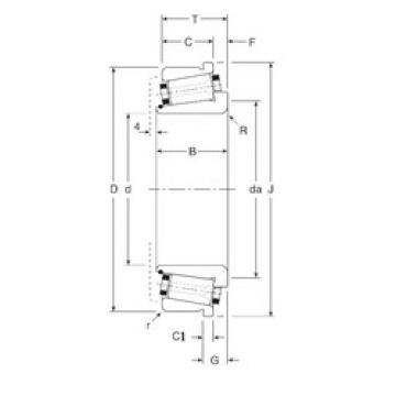 roulements 80033X/80068C Gamet