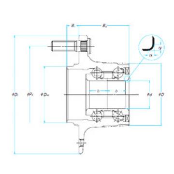 Rodamiento 32BWK09-Y-2CP17-01 E NSK