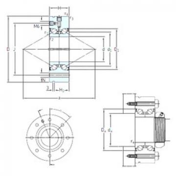 roulements BEAM 30/80/C 7P60 SNFA