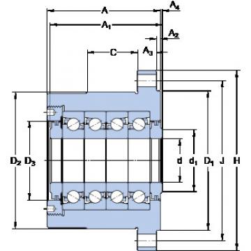 roulements FBSA 206 A/QBC SKF