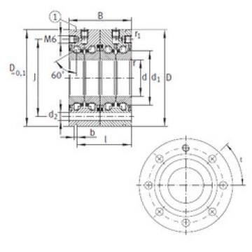 ตลับลูกปืน ZKLF2575-2RS-2AP INA