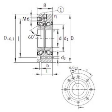 Bantalan ZKLF70155-2Z INA