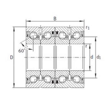 Bantalan ZKLN2052-2RS-2AP INA